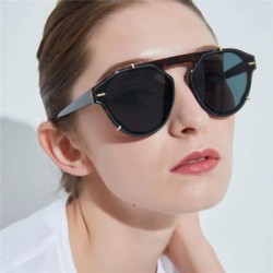 Oval Oval Vintage Sunglasses Lightweight Composite-UV400 Lens Glasses - Transparent - C71903ZGYT8 $9.16