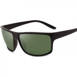 Square Men Polarized Sunglasses Fashion Square Sun Glasses For Male Vintage Eyewear Accessories Unisex - C5199O0QSMT $9.91