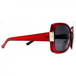 Round Bifocal Reading Sunglasses for Women Jackie O Fashion Reader Sun Glasses - Burgundy - C111HB8VBLD $30.76