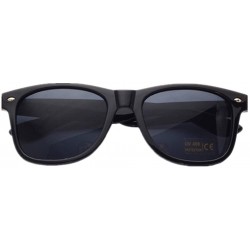 Wayfarer Classic 80's Vintage Style Design Polarized Sunglasses - Black - CD12DZL48X7 $7.33