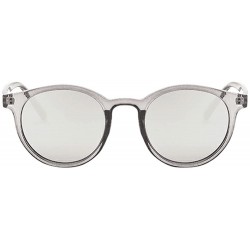Oversized Sunglasses for Men Women Vintage Round Sunglasses Retro Sunglasses Circle Eyewear Glasses - E - C018R2OI00Z $6.03
