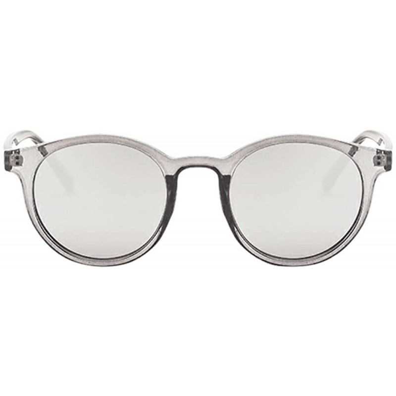 Oversized Sunglasses for Men Women Vintage Round Sunglasses Retro Sunglasses Circle Eyewear Glasses - E - C018R2OI00Z $6.03