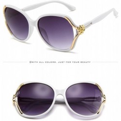 Rimless Retro Vintage Sunglasses for Women Men Rose Big Frame Sunglasses UV400 Mirrored Glasses - E - CJ1908NY6GX $7.42