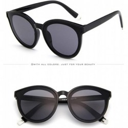 Oversized Polarized Womens Sunglasses UV Protection Oversized Cateyes Sunglasses - B - CJ190HXZ57Z $10.75