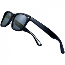 Round Vintage Polarized Sunglasses for Men Women - Classic Retro Sunglasses with Cool Case & 100% UV400 Protection - CF18L8K0...