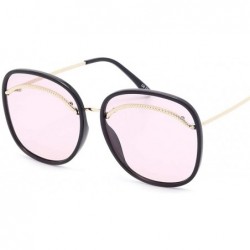 Aviator 2019 new sunglasses female - big frame eyebrow sunglasses big frame fashion sunglasses female - F - CS18SK26YAX $77.88