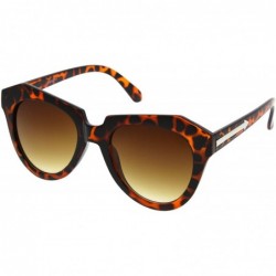 Cat Eye Designer Fashion Number One Inspired Mod Womens Cat Eye Sunglasses - Tortoise - C311JWP7HY3 $19.06