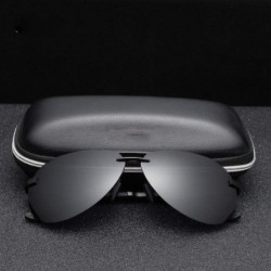 Aviator Polarized Sunglasses Men Classic Pilot Sun Glasses Driving YA541 C1 - Ya541 C2box - C218XE0DM80 $13.43