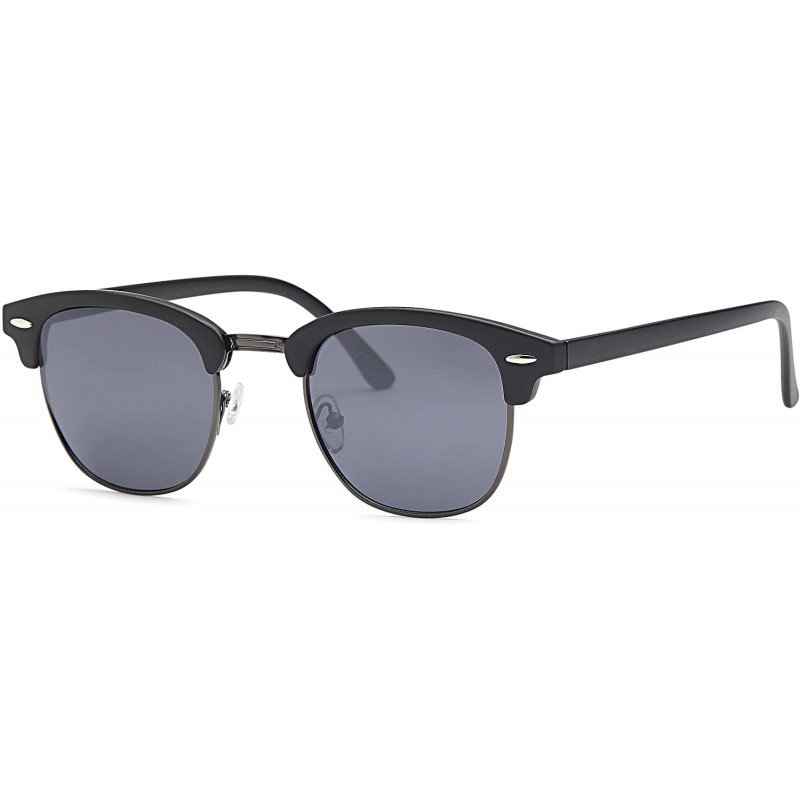 Rimless Unisex metal frame wafer Sunglasses - Black - C31884XG7MK $11.84