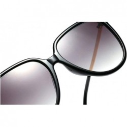 Square fashion big name unisex retro square frame brand designer ladies sunglasses - Red - CI18YH4N759 $11.05
