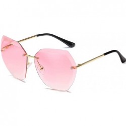 Rectangular Women's fashion Polarized Sunglasses - Pink - CH18SKHM92C $18.71