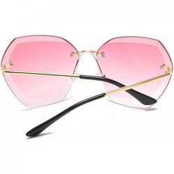 Rectangular Women's fashion Polarized Sunglasses - Pink - CH18SKHM92C $12.56