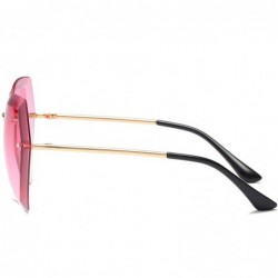 Rectangular Women's fashion Polarized Sunglasses - Pink - CH18SKHM92C $12.56