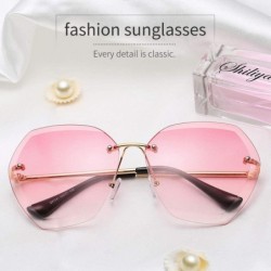 Rectangular Women's fashion Polarized Sunglasses - Pink - CH18SKHM92C $12.56