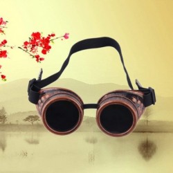 Goggle Professional Cyber Goggles Steam Glasses Vintage Welding Gothic Victorian Outdoor Sports Bicycle Sunglasses - CE199SLC...