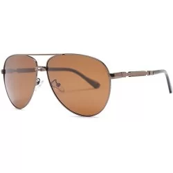 Round Fashion polarized sunglasses driving sunglasses new TAC1.1 men's glasses - Tawny C5 - CF1905SEU3G $34.29