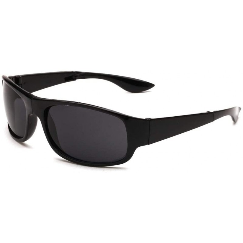 Sport Distaff Folding Sunglasses Portable - Black - CM18A8KQO7G $47.56