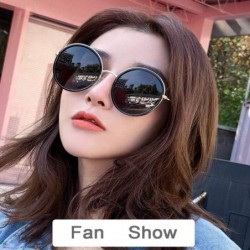 Goggle Sunglasses Unisex retro Designer Style for men and women polarized uv protection Sun glasses - CN18S3LR7IO $7.53