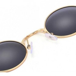 Oval Goggles for Women Men Retro Sun Glasses UV Protection - Style4 - CD18RRK5KTR $6.49