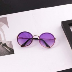Oversized New Arrival 2019 Children Personality Round Lens FramelSun Glasses UV400 Boys Girls Kids Sunglasses Oculos - Pink -...