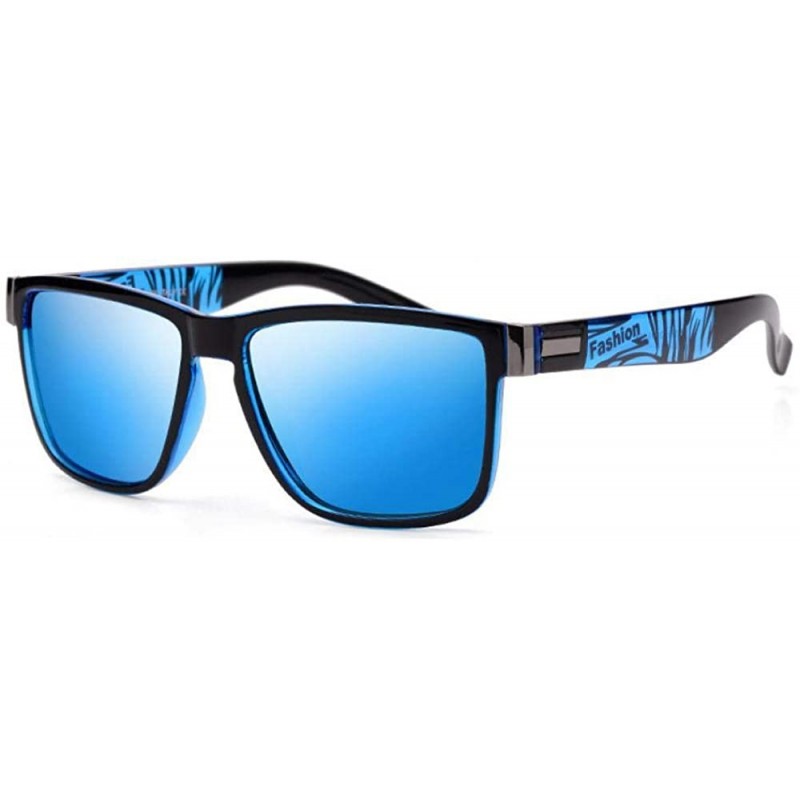 Aviator Sunglasses 2019 New Fashion Square Polarized UV400 Color Coating Sports 1 - 3 - CE18YLA3T8H $7.89