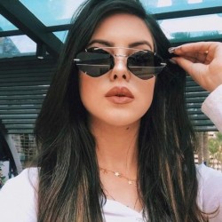 Square Unisex Classic Vintage Aviator Mirrored Flat Lens Sunglasses Rimless Metal Double Bridge Shades Goggles - Green - CS19...