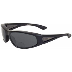 Wrap Babe Winkelman Edition 2 Polarized Safety Sunglasses Black with Grey Bifocal Lens - Black - CQ18MHGDRM3 $36.74