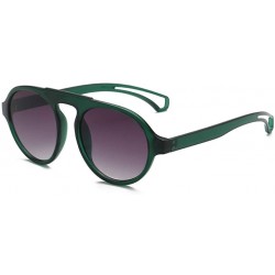 Aviator Fashion Men Women Irregular Shape Sunglasses Glasses Vintage Retro Style Luxury Accessory (B) - B - CI195MA6Y8G $8.43