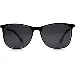 Square p588 Classic Square Polarized - for Womens-Mens 100% UV PROTECTION - Blackmatte-black - CW192TH8DOL $24.53