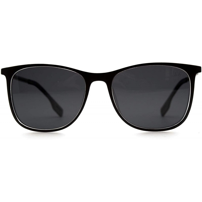 Square p588 Classic Square Polarized - for Womens-Mens 100% UV PROTECTION - Blackmatte-black - CW192TH8DOL $24.53