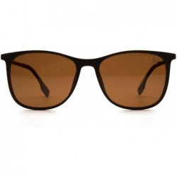 Square p588 Classic Square Polarized - for Womens-Mens 100% UV PROTECTION - Blackmatte-black - CW192TH8DOL $24.53