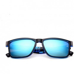 Aviator Sunglasses 2019 New Fashion Square Polarized UV400 Color Coating Sports 1 - 3 - CE18YLA3T8H $7.89