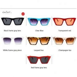Cat Eye sunglasses Personalized Colorful versatile Champagne - Champagne Tea - CL190RI4470 $29.71