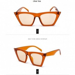 Cat Eye sunglasses Personalized Colorful versatile Champagne - Champagne Tea - CL190RI4470 $29.71