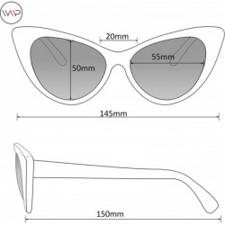 Oversized Elegant Street Fashion Metal Frame Women Mirror Cat Eye Sunglasses - Gold Frame / Mirror Pink Lens - CJ12N1IXNM5 $1...