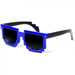 Square Retro 8-Bit Sunglasses Game Pixel Shades Wholesale - Lot of 6- Random Colors - CS1200I814F $15.37