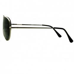 Aviator Classic Aviator Sunglasses Brand New with - Silver Frame- Smoke Lens - CT11CQYOXAR $8.50