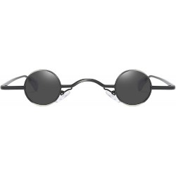 Goggle Unisex Vintage Round Flame Sunglasses Retro Small Circle Sunglasses Hippie Novelty Sunglasses Clout Goggle Shades - CC...
