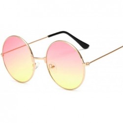 Round Fashion Candy Vintage Round Mirror Sunglasses Women Luxury Design Black Sun Glasses Oculos - Silversilver - CW19853MO5S...