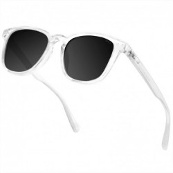 Sport Polarized Sunglasses for Women- Square Polarized Sunglasses Unisex Fashion Glasses UV400 Protection - CA18SHK4OM0 $29.43