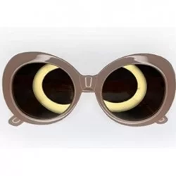 Round Round Retro Pink Sunglasses for Women Polarized - CN196HKKX0T $11.84