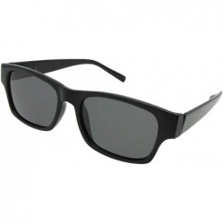 Wayfarer Small Retro Polarized Sunglasses PSR19 - Black Frame Gray Lenses - CP18KZTHOD8 $28.32