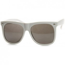 Wayfarer Large Bold Oversized Modified Horn Rimmed Sunglasses (White) - CX11EV5BB23 $10.09