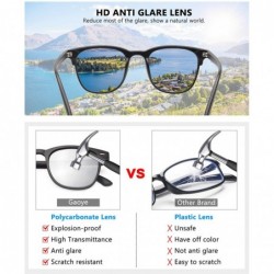 Rectangular Polarized Sunglasses Lightweight Protection - Matte Silver /Mirrored /Gy1801 - CJ18XATI089 $9.65