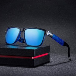 Aviator Sunglasses 2019 New Fashion Square Polarized UV400 Color Coating Sports 1 - 3 - CE18YLA3T8H $7.89