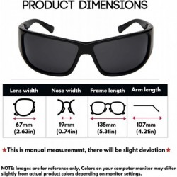 Sport Sport Wrap Style Unisex Sunglasses 100% UV400 Protection Ultra Light - Black Frame/Grey Lens - CH18YRKO8C6 $9.07