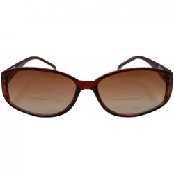 Wrap Eyes Stylish Bifocal Sunglasses - Brown - CE11K26OMHV $22.16
