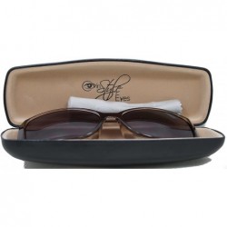 Wrap Eyes Stylish Bifocal Sunglasses - Brown - CE11K26OMHV $22.16