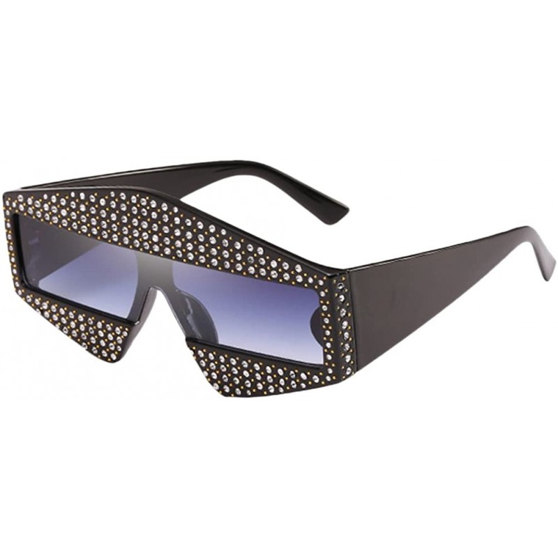 Sport Unisex Sunglasses - Special Thick Glasses Frame Sun Glasses for Men Women - Gray - CS18DLY3ARM $17.19