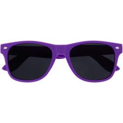 Wayfarer BULK WHOLESALE UNISEX 80'S RETRO STYLE BULK LOT PROMOTIONAL SUNGLASSES - 10 PACK - Purple - CC1806CXYL2 $16.88